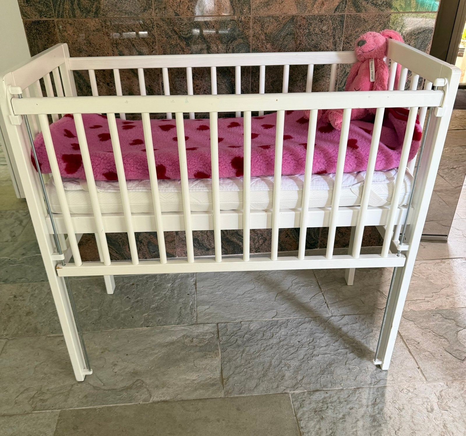 Houten co-sleeper, Kinderen en Baby's, Ophalen, Zo goed als nieuw, Wieg