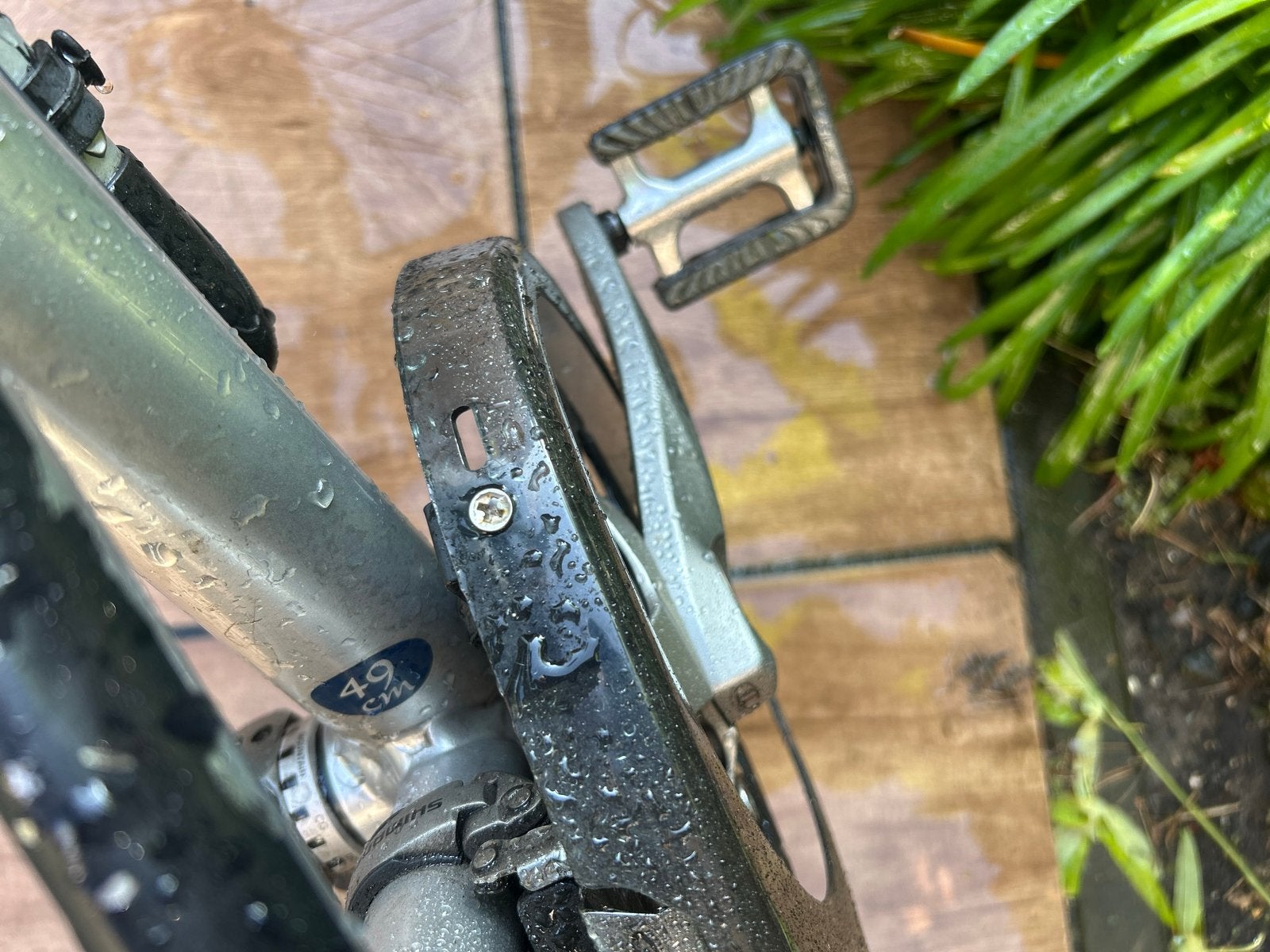 RIH Damesfiets met mand en versnellingen, Gebruikt, 47 tot 50 cm, Versnellingen, Schijfrem
