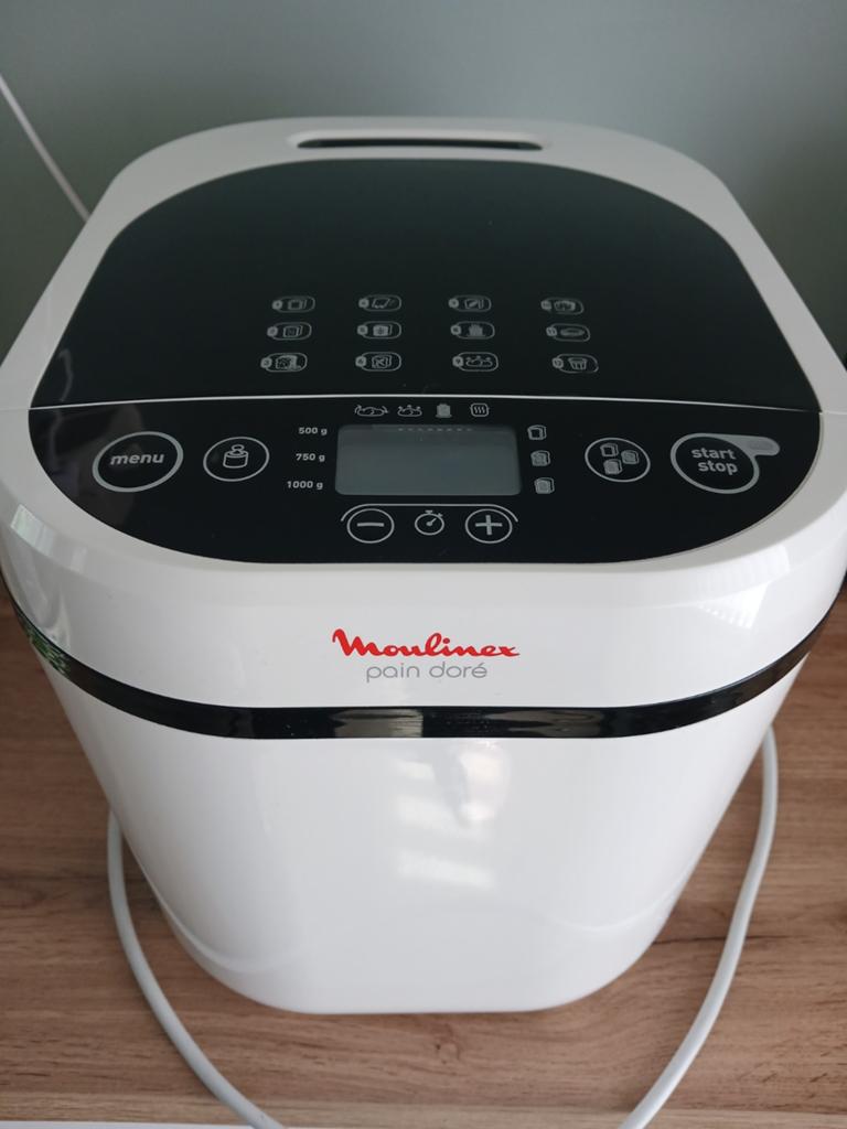 Moulinex paint dore broodbakmachine, Witgoed en Apparatuur, Broodbakmachines, Ophalen, Gebruikt, Met timer