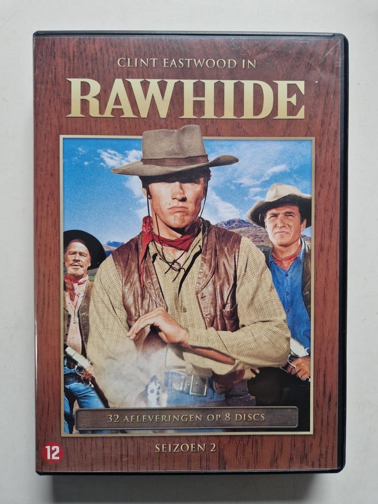 Rawhide Seizoen 2 DVD Boxset - Clint Eastwood Western, Gebruikt, Boxset, Ophalen of Verzenden, Actie en Avontuur