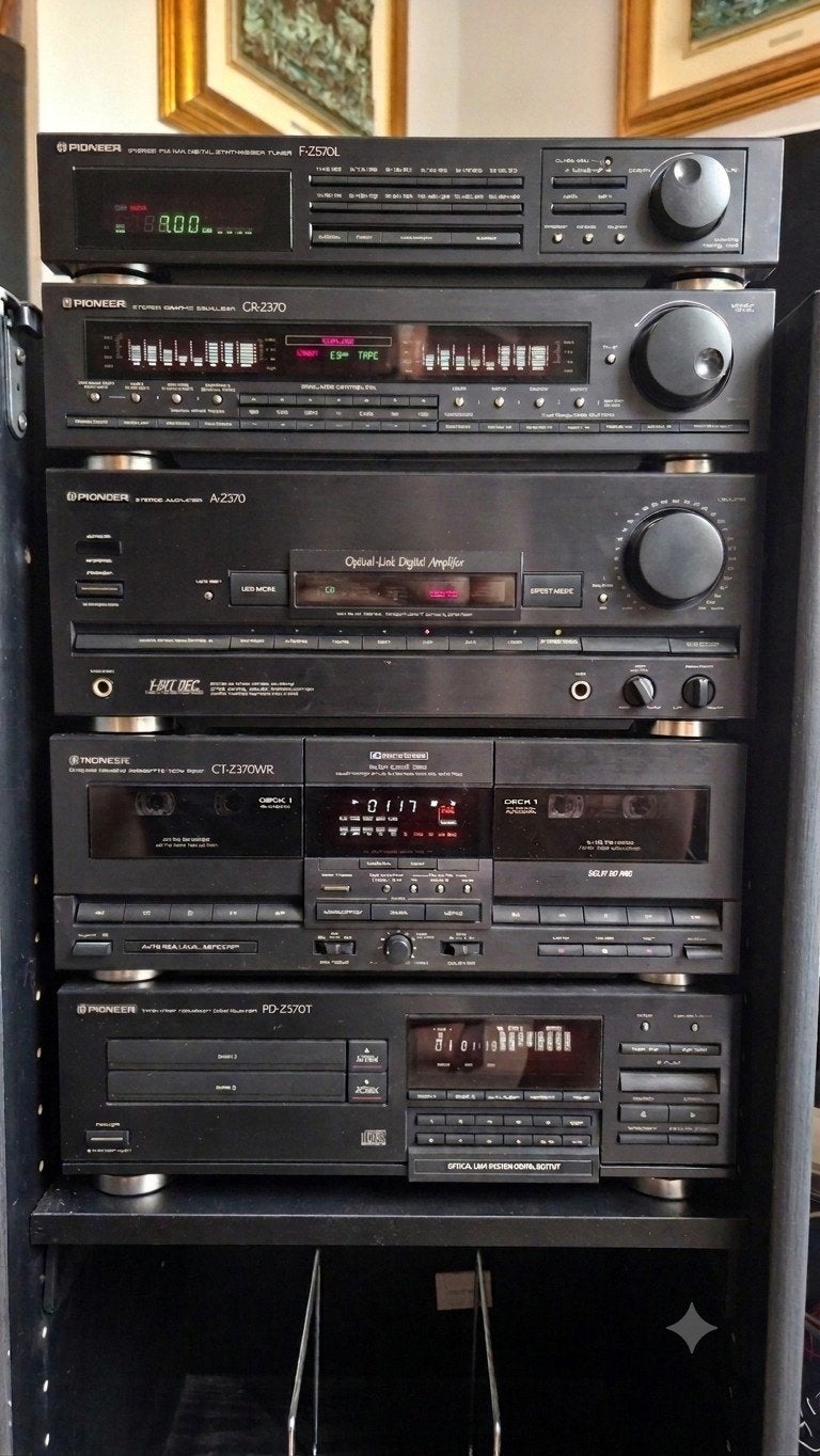 Pioneer Z-Series Midi Set | Equalizer, Twin CD, Twin Deck, Ophalen, Gebruikt, Losse componenten, Tuner of Radio
