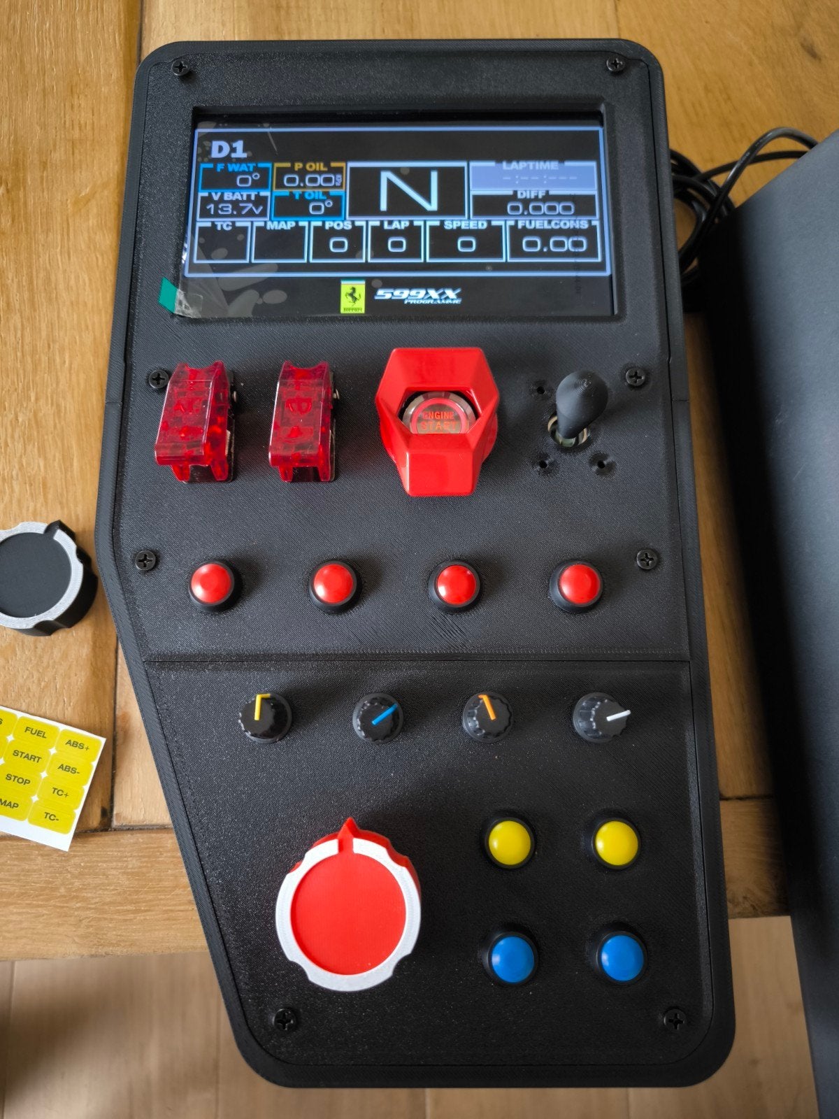 Buttonbox + 7inch display, Ophalen, Nieuw, SimCrafted