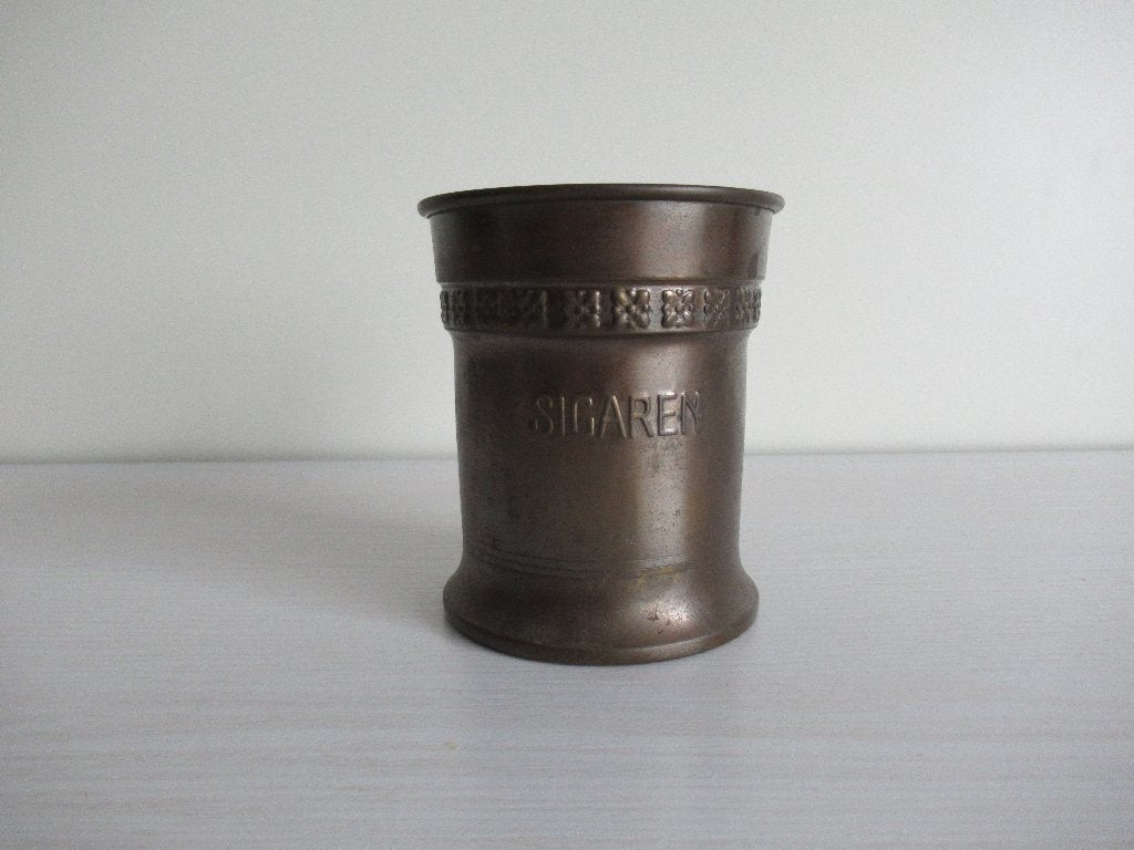 Sigarenpotje, Antiek en Kunst, Antiek | Koper en Brons, Ophalen of Verzenden, Koper