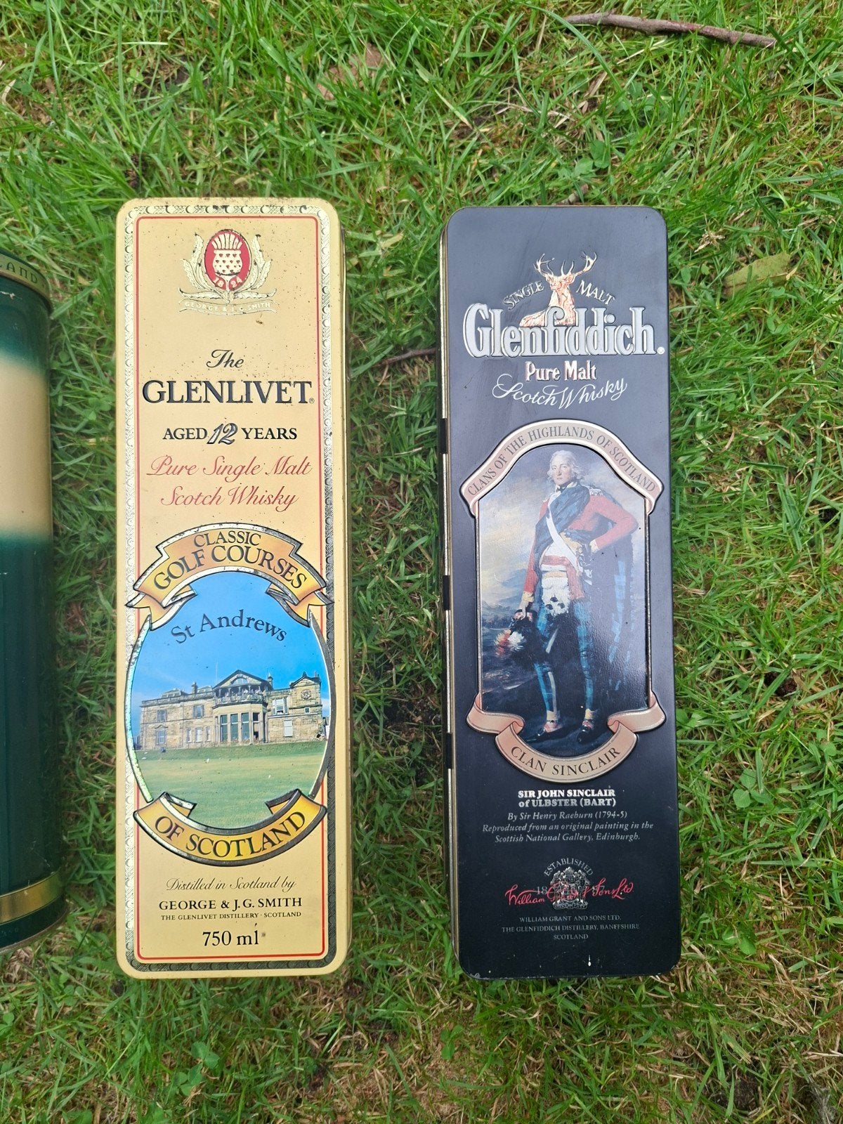 whiskey blikken zonder fles, Antiek en Kunst, Ophalen