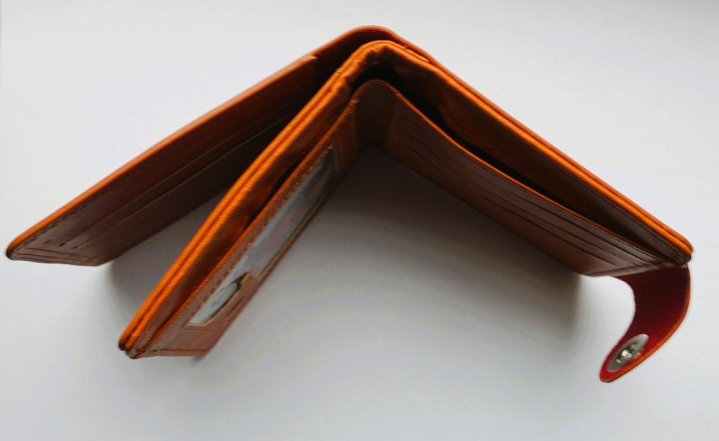 heren portemonnee met 100 dollar biljet design € 5,00 op=op, Overige merken, Nieuw, Oranje, Ophalen of Verzenden