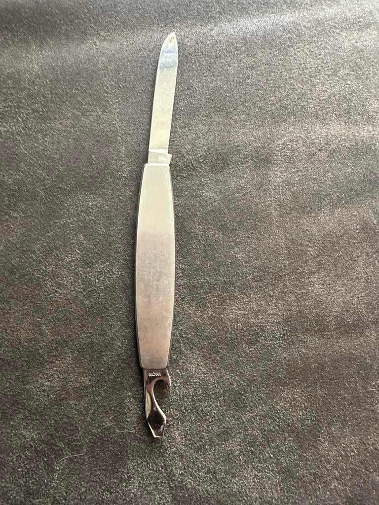 Vintage zakmes met flesopener - RVS, Ophalen of Verzenden