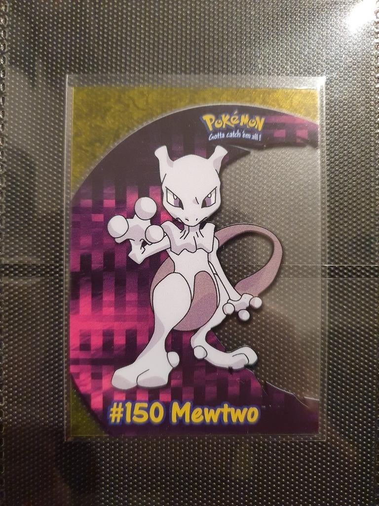 Mewtwo Clear Card Topps Pokemon TV #PC5 Transparant Zeldzaam, Ophalen of Verzenden, Nieuw
