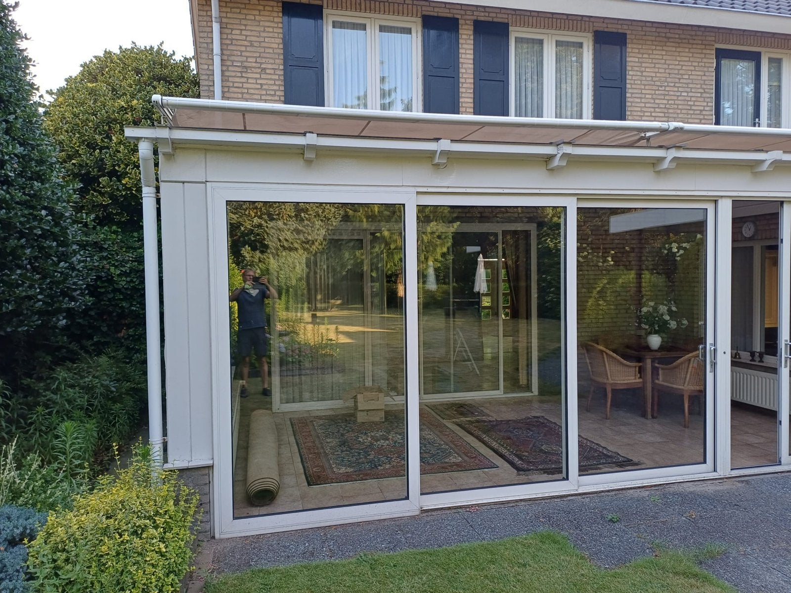 Complete Aliplast aluminium serre 6,1x3,35 m Harol zonwering, Ophalen, Gebruikt, Overige typen
