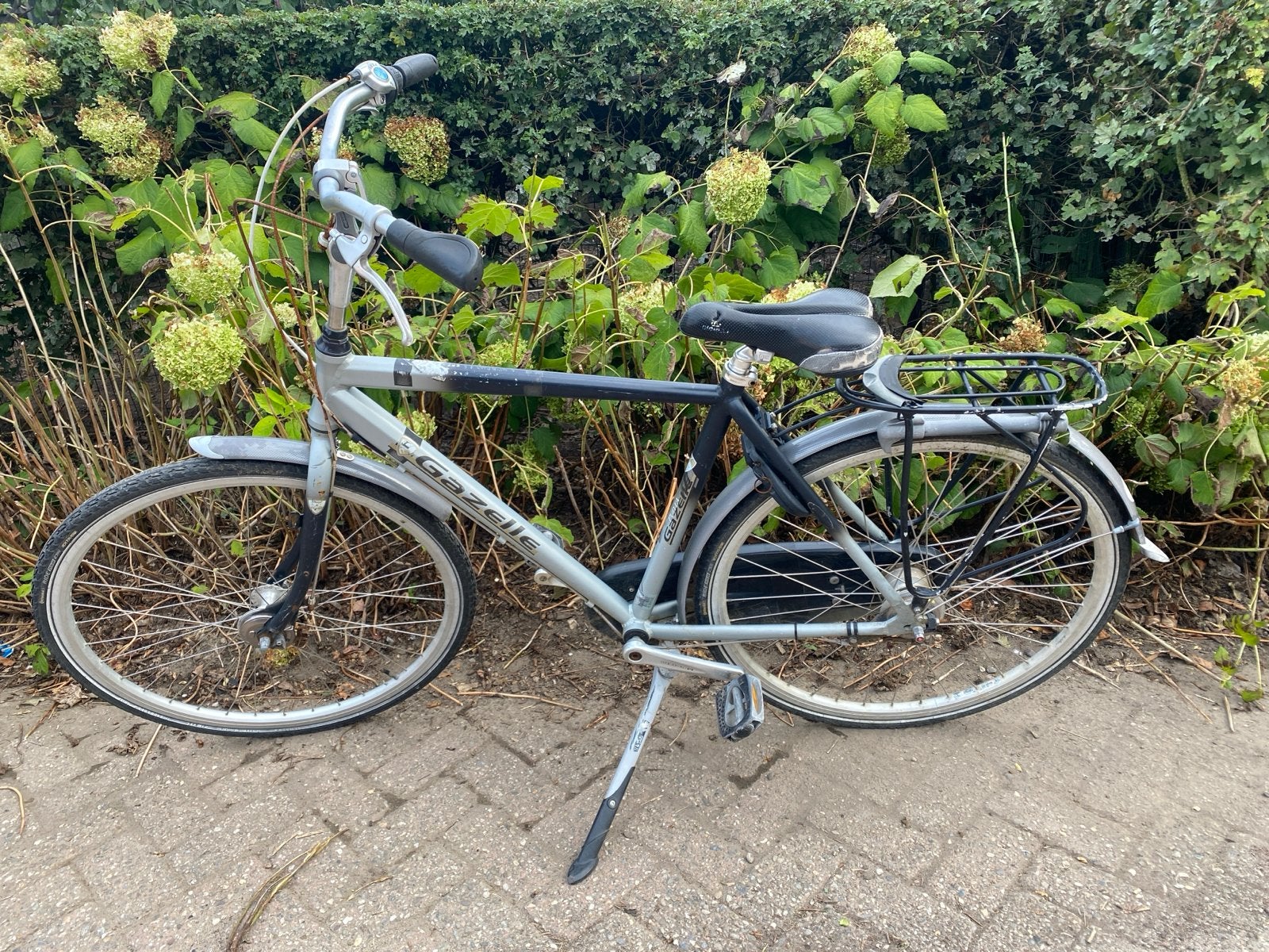 Gazelle herenfiets - Opknapper met versnellingen en verlicht, Ophalen, Gebruikt, Velgrem, Versnellingen