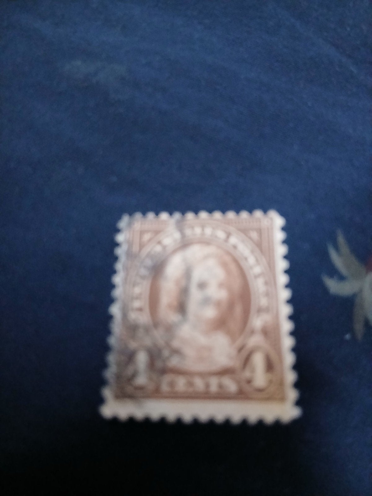 Zeldzame 4 Cents postzegel met portret, Postzegels en Munten, Ophalen of Verzenden