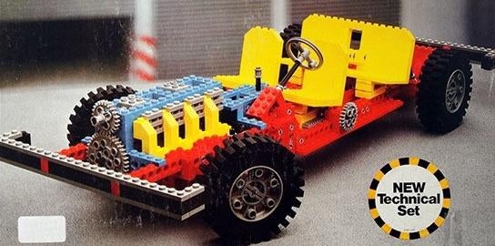 Lego 853 Car Chassis, Ophalen, Gebruikt, Lego, Technic