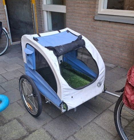Hondenfietskar / wandelwagen, Ophalen, Gebruikt, Onbekend, 20 tot 40 kg