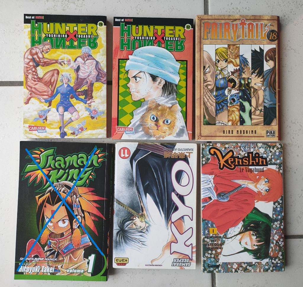5 Manga Stripboeken/Graphic novels, Boeken, Meerdere comics, Ophalen of Verzenden, Gelezen, Japan (Manga)