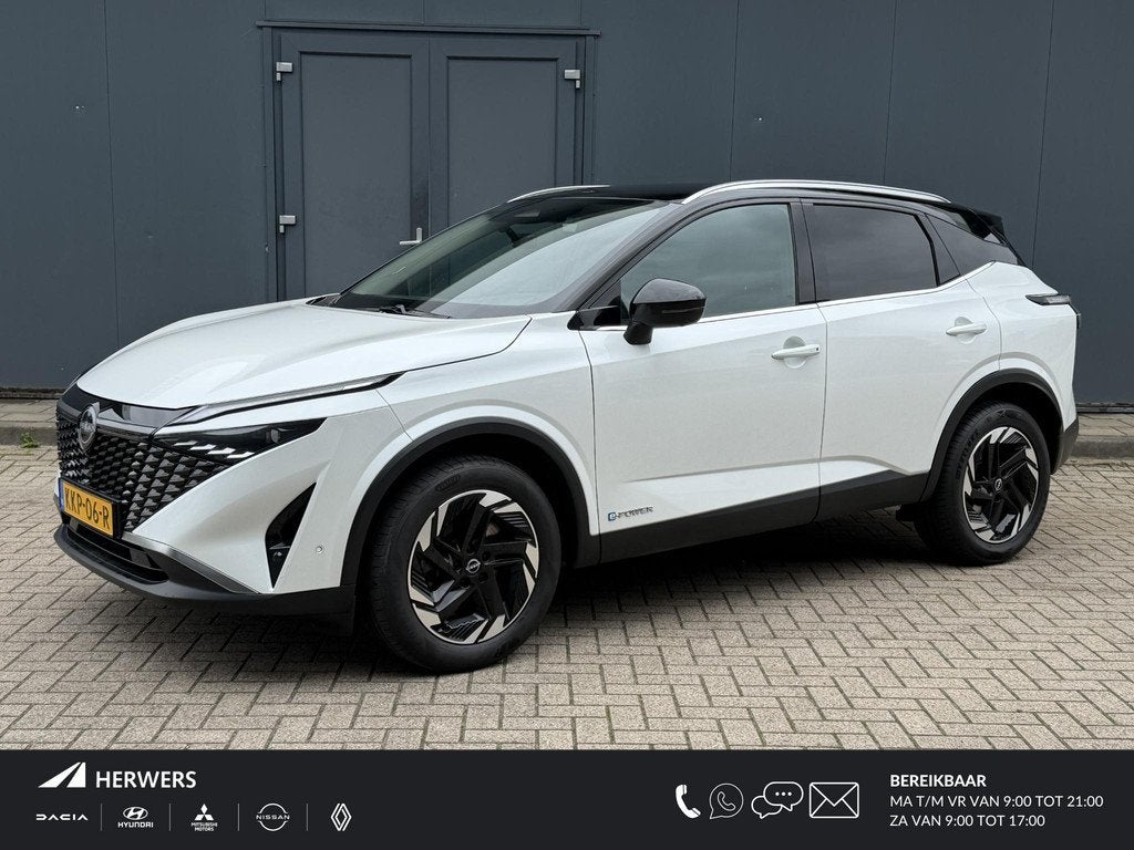 Nissan Qashqai 1.5 e-Power N-Connecta / Facelift Model / Ron, Auto's, Nissan, Gebruikt, 190 pk, 2 kWh, Wit