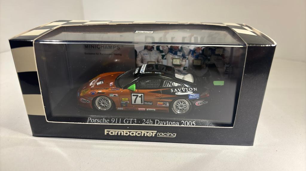 Porsche 911 gt3 daytona 2005 minichamps 1.43, Auto, Ophalen of Verzenden, MiniChamps, A