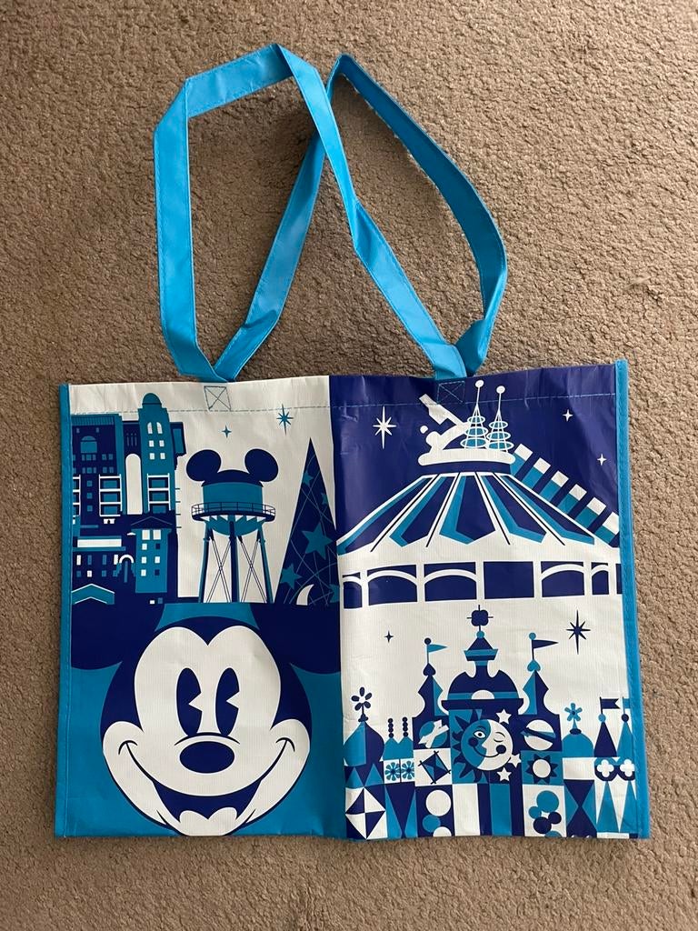 Plastic disneyland paris tas, Ophalen of Verzenden, Overige figuren, Zo goed als nieuw, Tas, Koffer of Zak