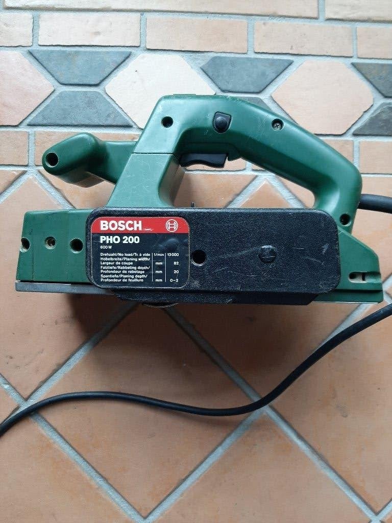 Bosch PHO 200 elektrische schaaf 600 Watt, Doe-het-zelf en Verbouw, Ophalen of Verzenden, Gebruikt, Elektrisch
