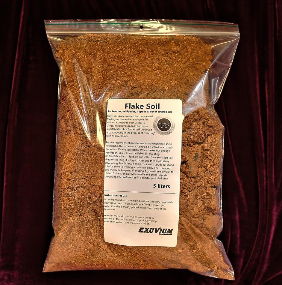 Flake soil substraat voor kevers, miljoenpoten, pissebedden, Dieren en Toebehoren, Insecten en Spinnen, Overige soorten