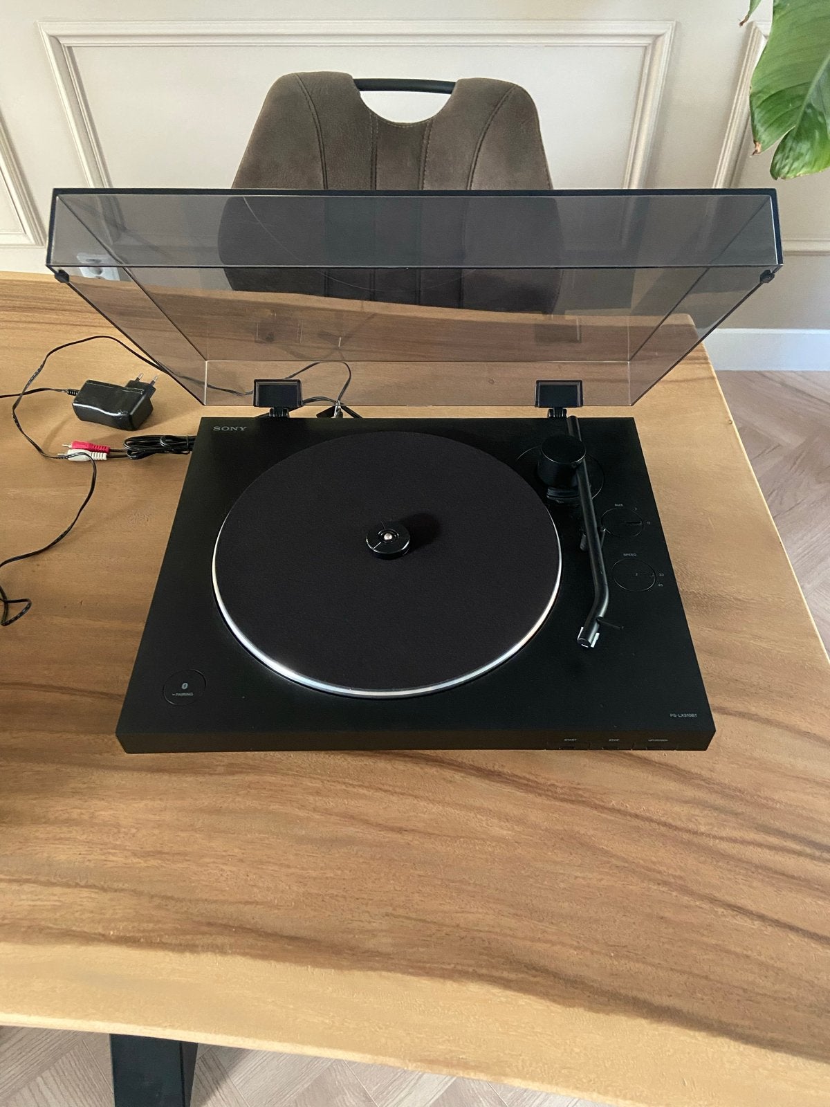 Sony PS-LX310BT Platenspeler met Bluetooth + 16 platen, Ophalen, Automatisch, Zo goed als nieuw, Platenspeler