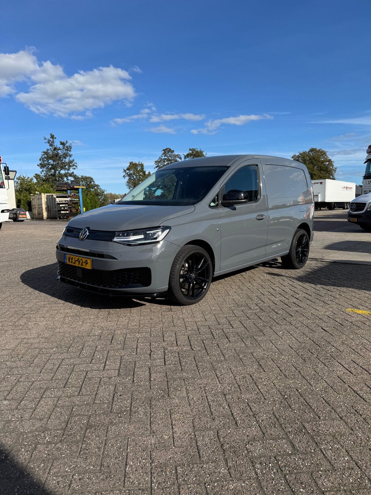 Volkswagen Caddy Cargo 2.0 TDI 122pk L1h1 7-DSG 2023 Grijs, Auto's, Stof, Euro 6, 4 cilinders, Volkswagen