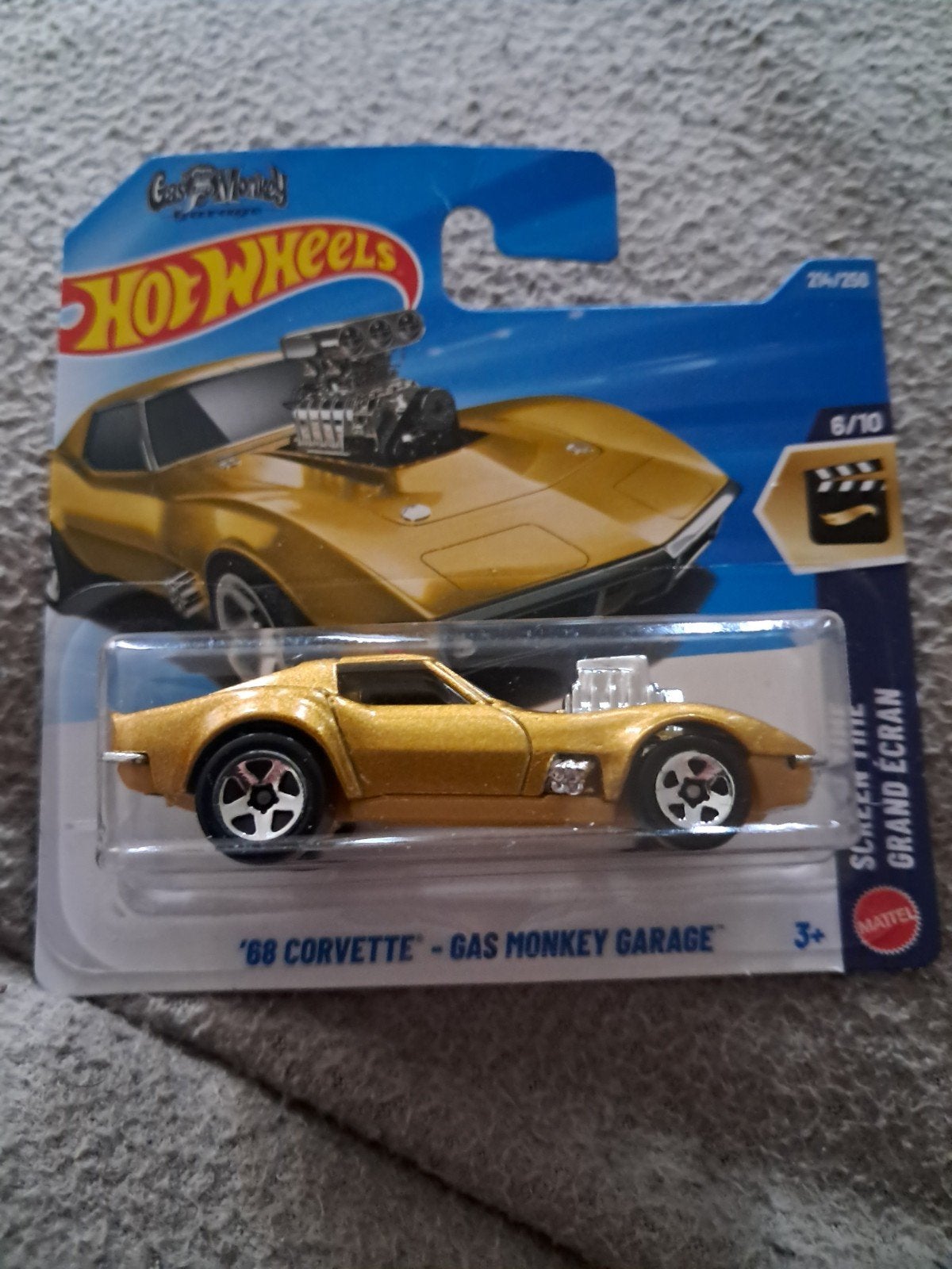 Hot Wheels '68 Corvette Gas Monkey Chevrolet nieuw in ovp, Ophalen of Verzenden, Nieuw, Auto