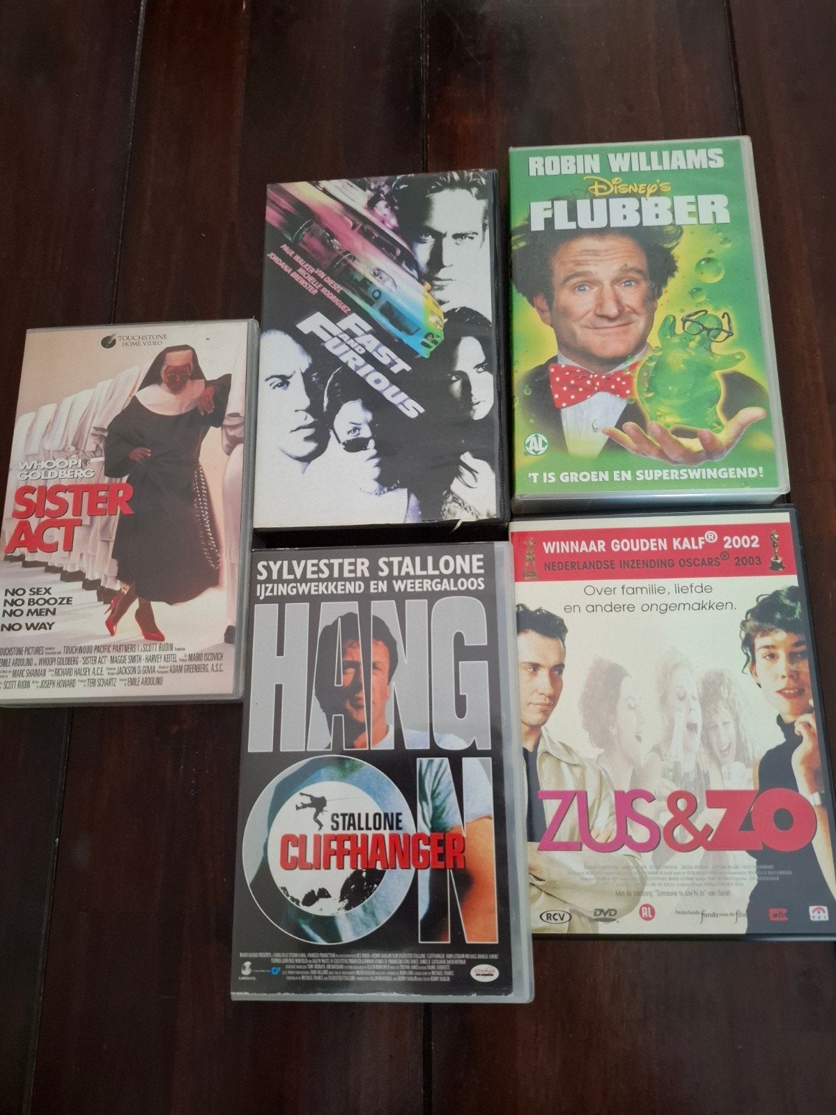 Diverse videobanden van Sister Act tot Flubber, Cd's en Dvd's, Alle leeftijden, Ophalen of Verzenden, Gebruikt, Overige typen
