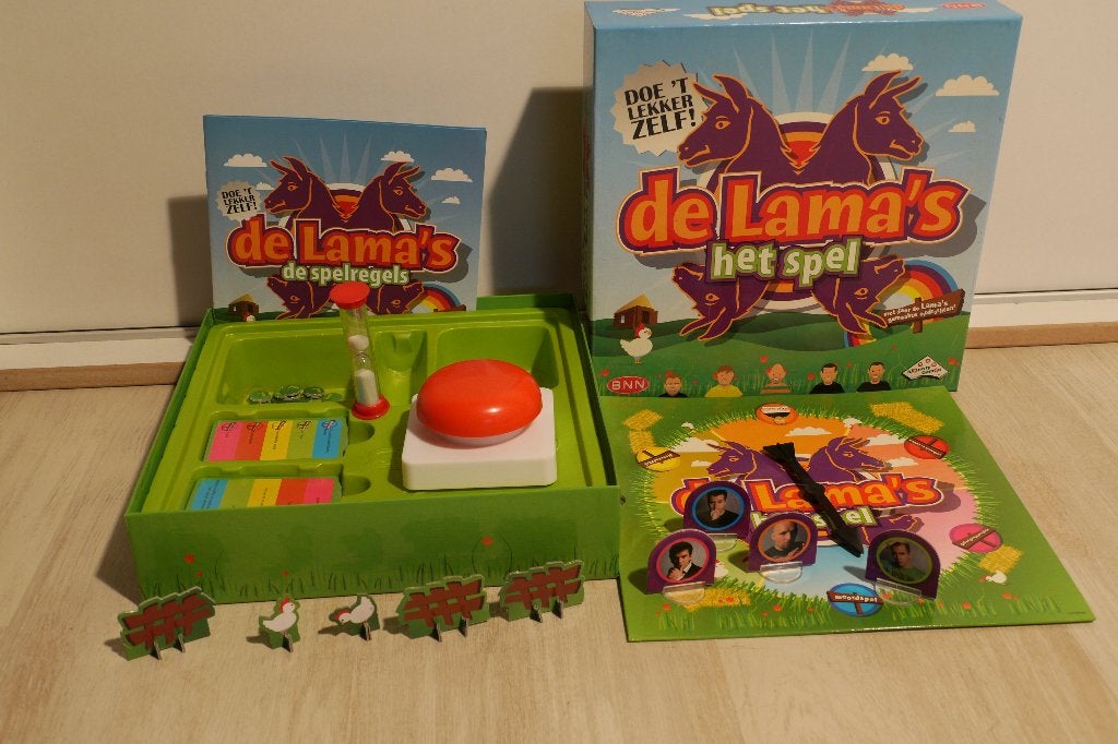 De LAMA’s – Het Spel, Ophalen, Nieuw, Identity Games