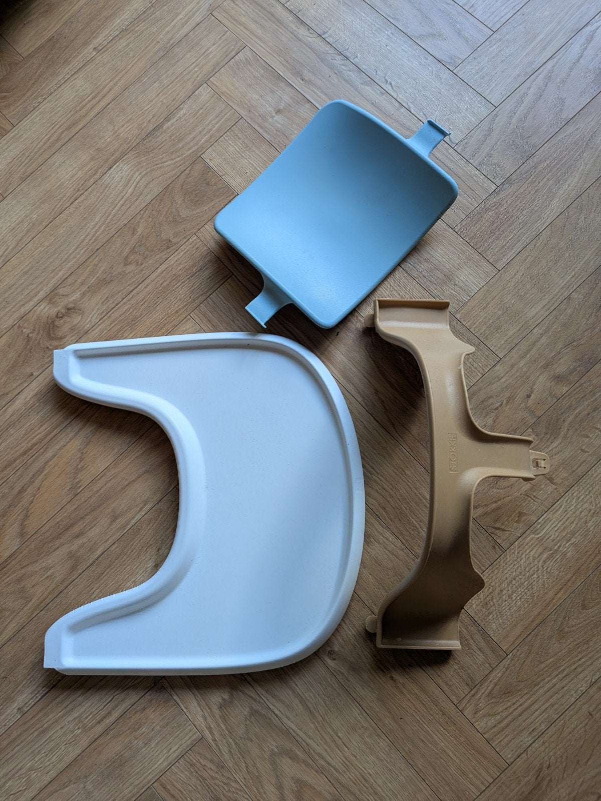 Stokke Tripp Trapp baby set + eetblad, Kinderen en Baby's, Kinderstoelen, Ophalen, Zo goed als nieuw, Meegroeistoel