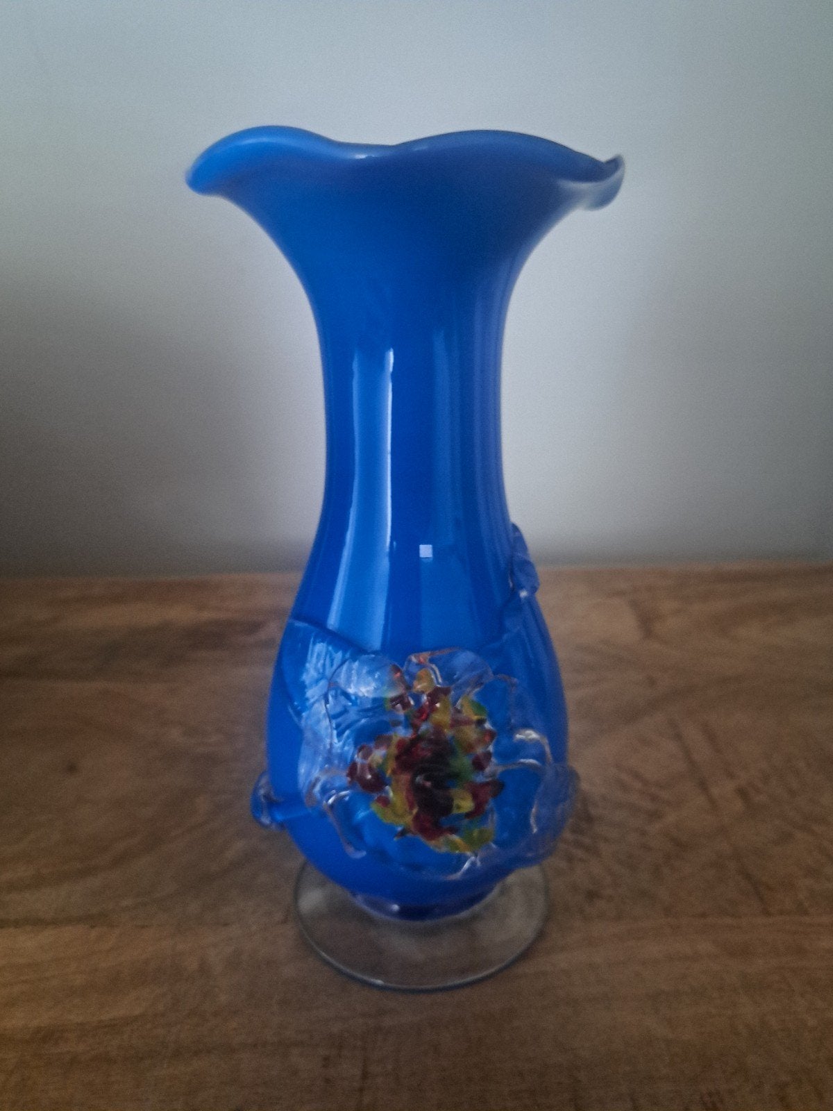 Retro vintage art glass vaas, Ophalen of Verzenden