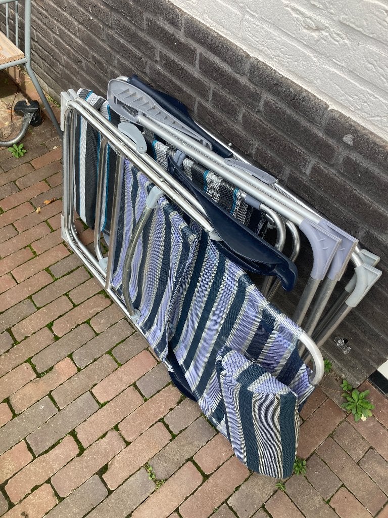 Klapstoelen camping, Ophalen, Gebruikt