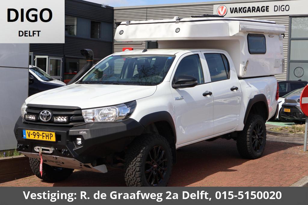 Toyota HiLux Camper 2.4 D-4D Dubbele Cabine Cool Comfort (ex, Auto's, Stof, Gebruikt, 4 cilinders, 150 pk