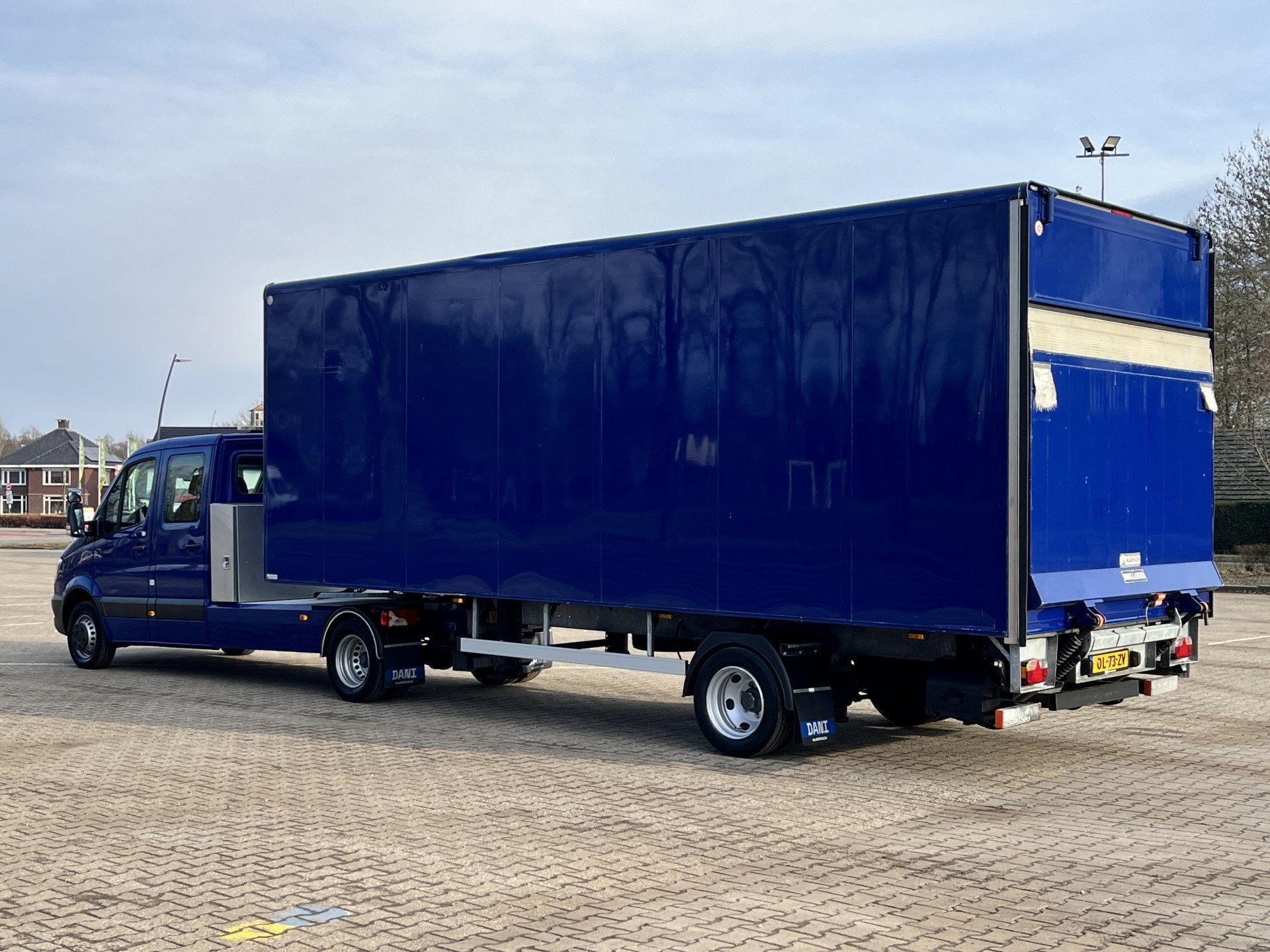 Mercedes-Benz Sprinter 519 3.0 CDI 432 DC Be combi Be trekke, Auto's, Bestelauto's, Gebruikt, 190 pk, Blauw, 2987 cc