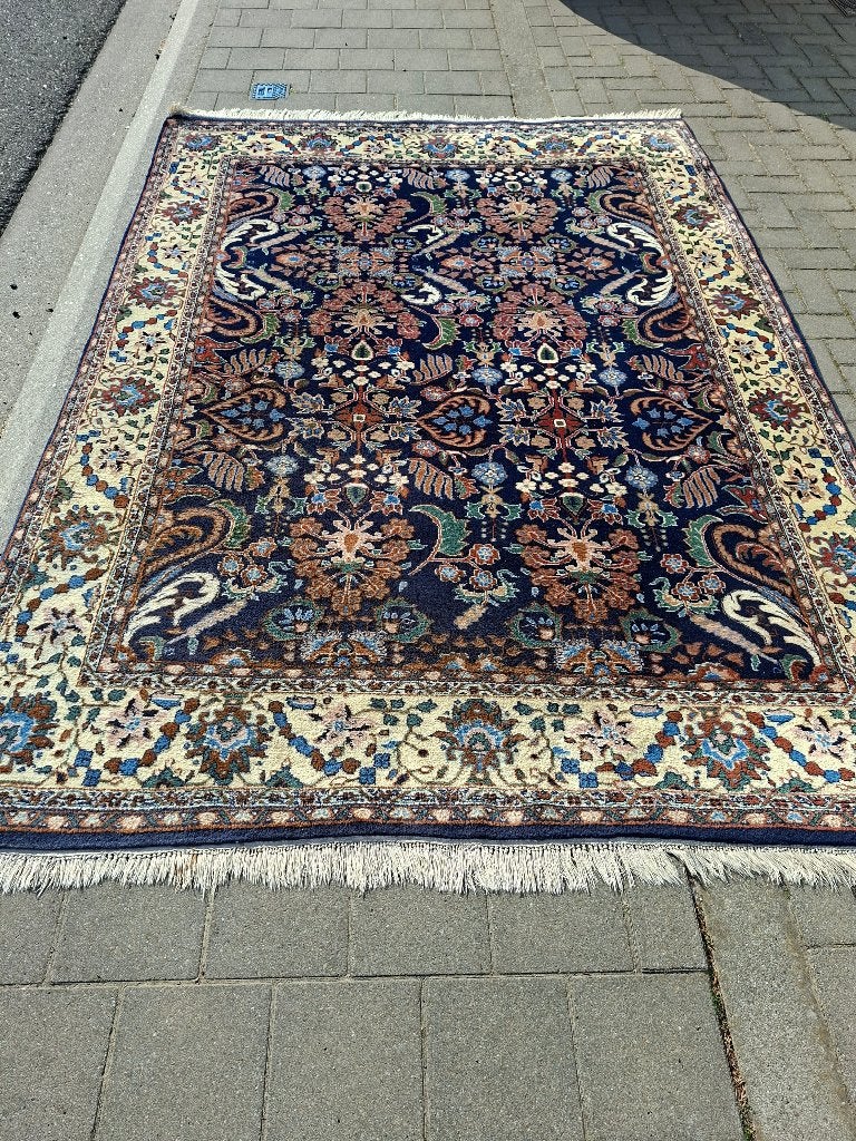 Mooi handgeknoopte Perzisch Oosters tapijt 2.75x1.75, Perzisch Oosters, 200 cm of meer, Geel, Ophalen of Verzenden