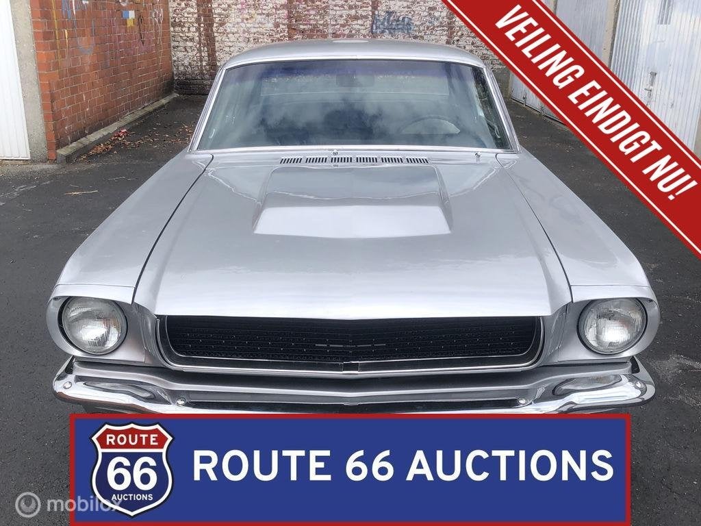 Ford Mustang | 1966 | Route 66 Auctions, Auto's, Overige carrosserieën, Zwart, Bedrijf, Handgeschakeld