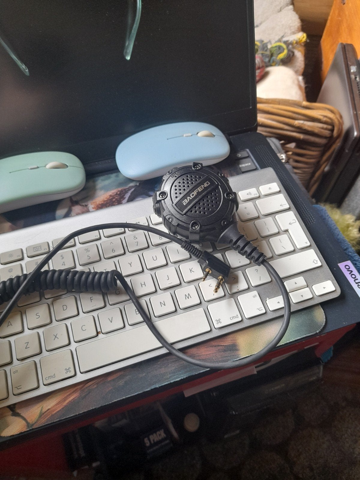hand mike portofoon ,BOAFENG, Telecommunicatie, Zenders en Ontvangers, Ophalen of Verzenden, Zo goed als nieuw