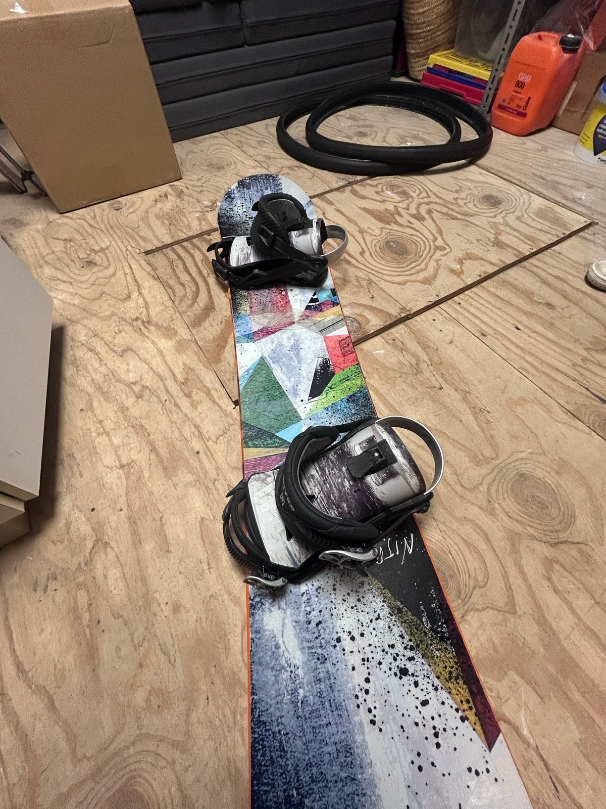 Nitro Air Zero Snowboard Bindingen Maat M (schoenmaat 40), Sport en Fitness, Ophalen of Verzenden, Gebruikt, Bindingen
