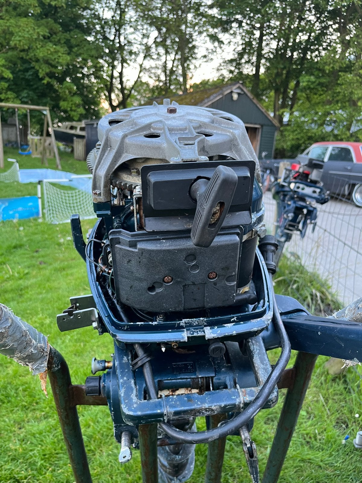 Yamaha 20CE Buitenboordmotor - Opknapper, Watersport en Boten, Ophalen, 10 tot 30 pk, Gebruikt, Elektrische start