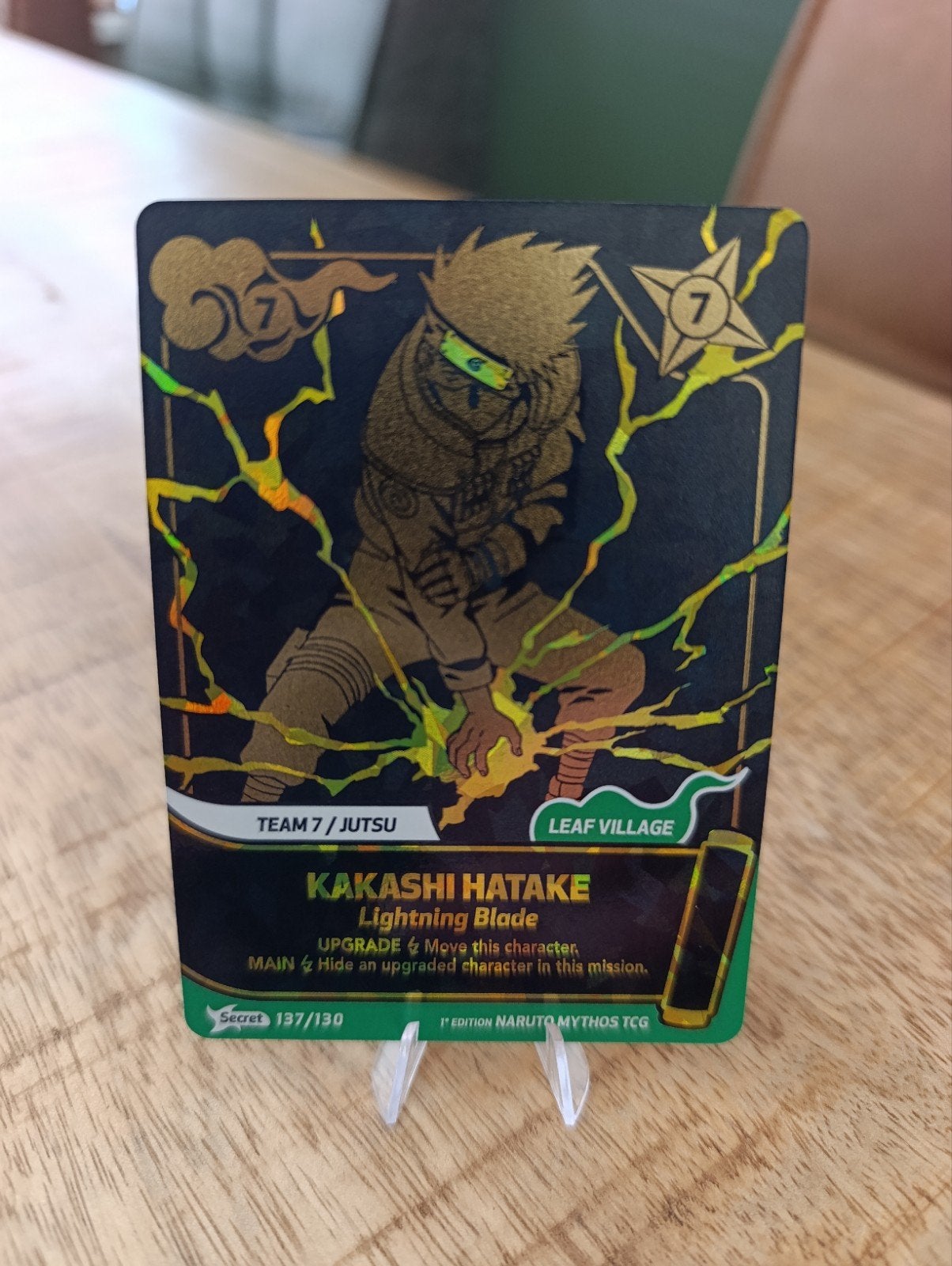 Kakashi Hatake 1st edition 137/130 Naruto, Ophalen of Verzenden, Nieuw, Losse kaart