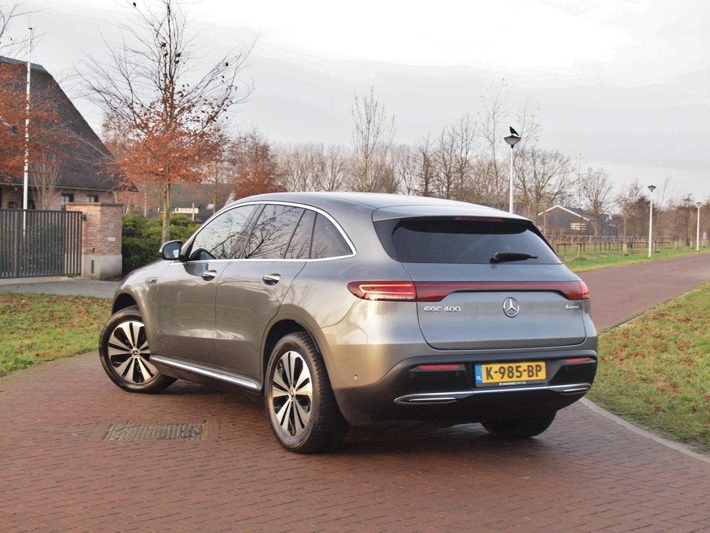 Mercedes-Benz EQC 400 4MATIC Business Solution 80 kWh | SOH, Auto's, Mercedes-Benz, Automaat, 660 min, Stof, Zwart