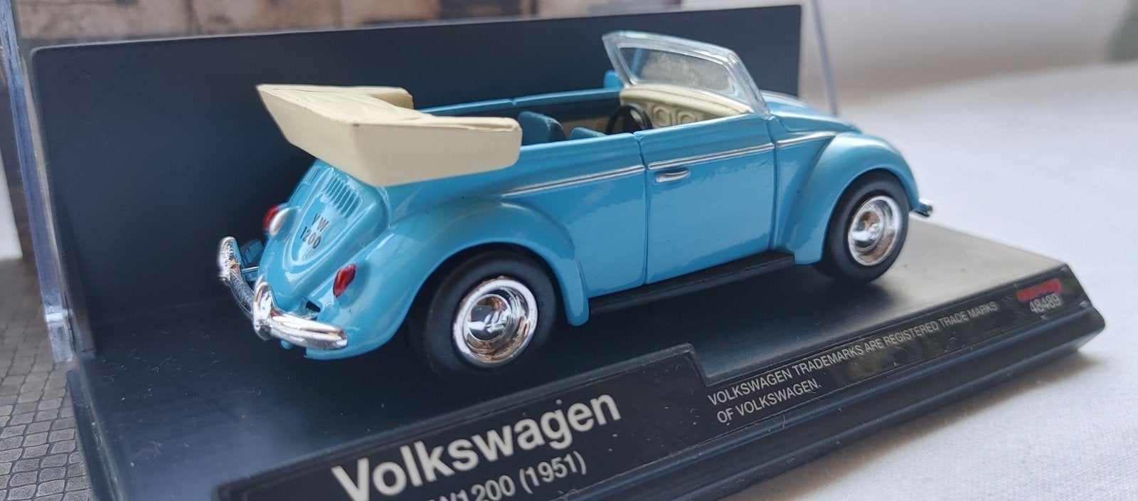 volkswagen kever cabrio 1951 1:43, Verzenden, Nieuw, Auto, Overige merken
