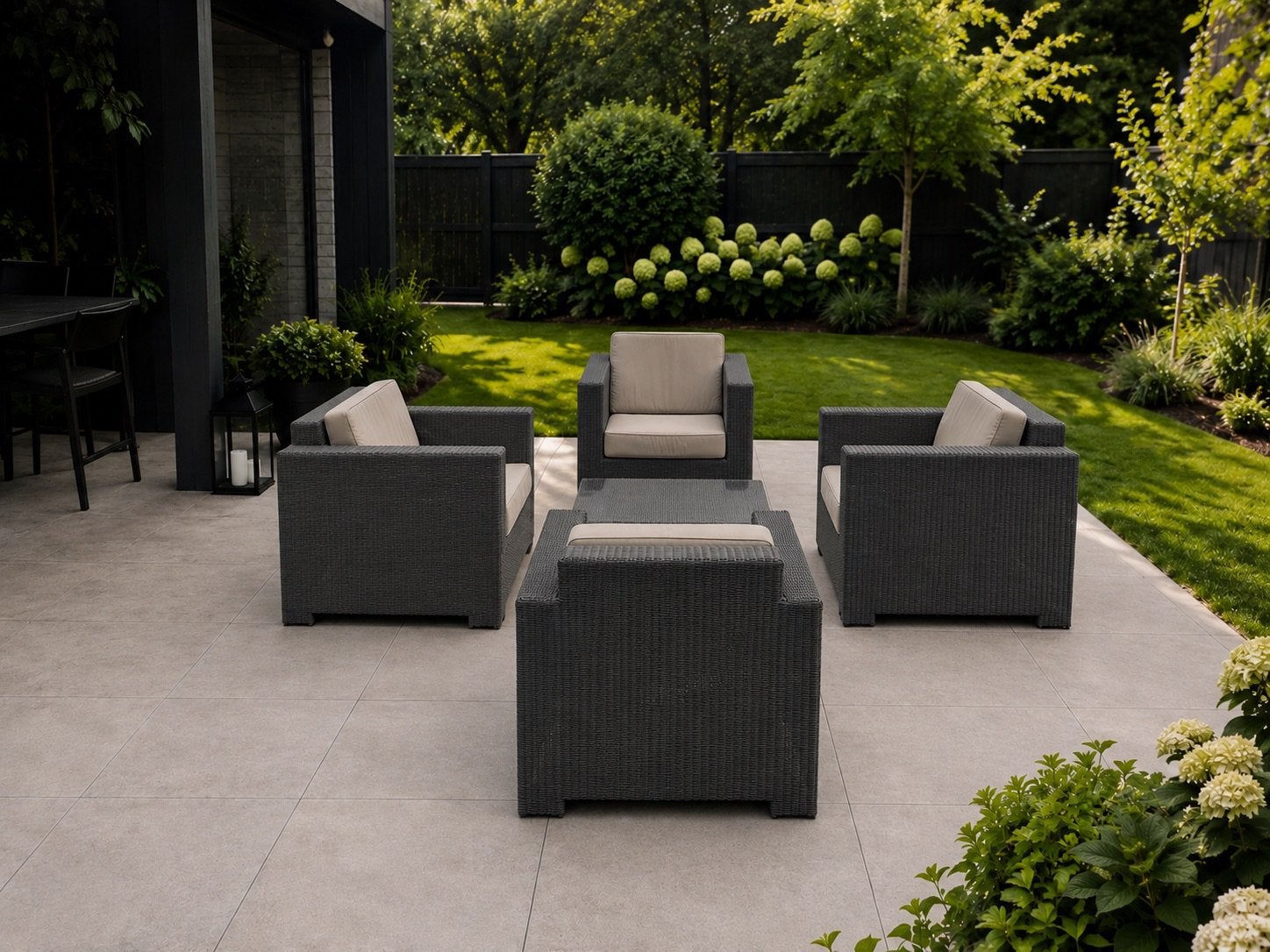 Borek Plaza Loungeset Tuinset, Ophalen, Zo goed als nieuw, Wicker