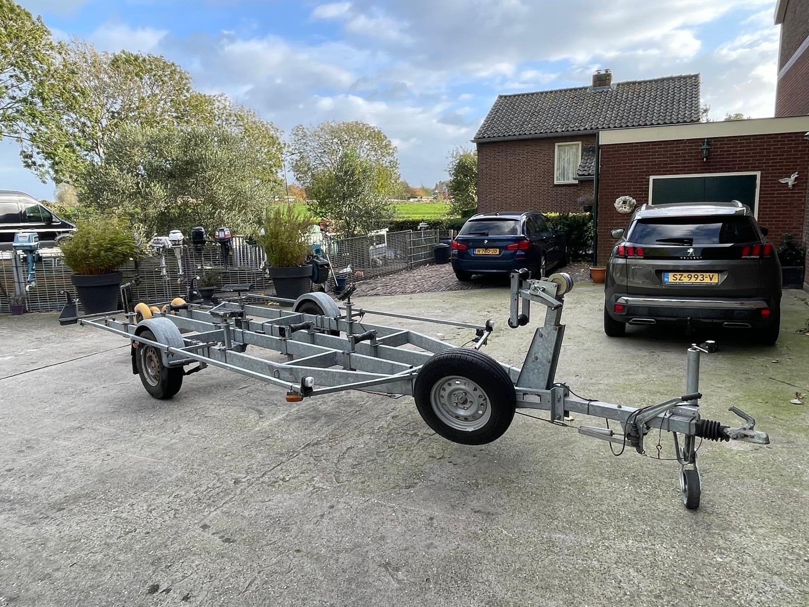 Pega boottrailer  - 1350, Watersport en Boten, Minder dan 1500 kg, Gebruikt, Sloepentrailer, Minder dan 6 meter
