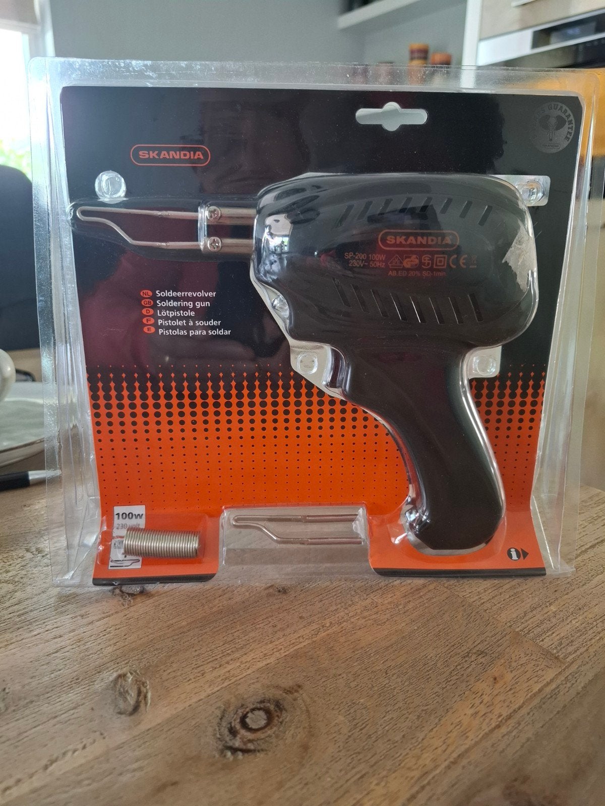 Skandia Soldeerrevolver 100W - Nieuw in verpakking, Ophalen of Verzenden