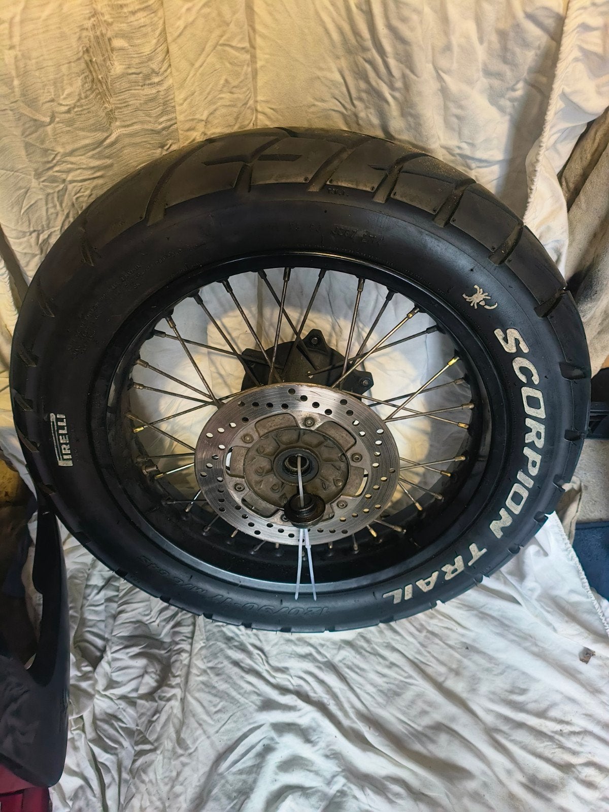 DTX125 / DT125R Achterwiel in goede staat, Ophalen of Verzenden