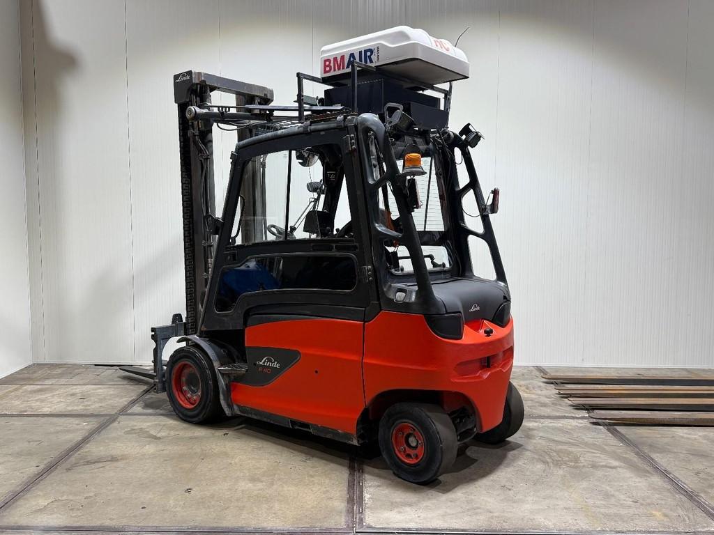 Linde E40-600 [[accu 77%]] Cabine Vorkversteller Sideshift A, Tot 1000 kg, Elektrisch, Heftruck, Linde