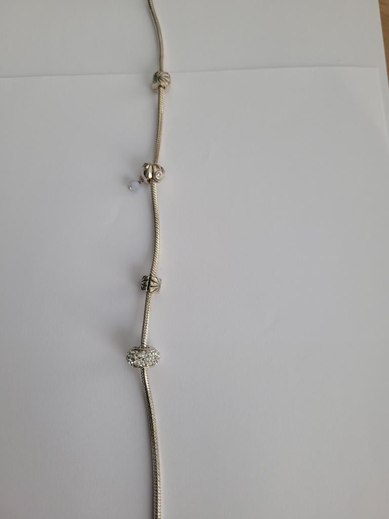 Pandora ketting, Ophalen of Verzenden, Zo goed als nieuw, Zilver
