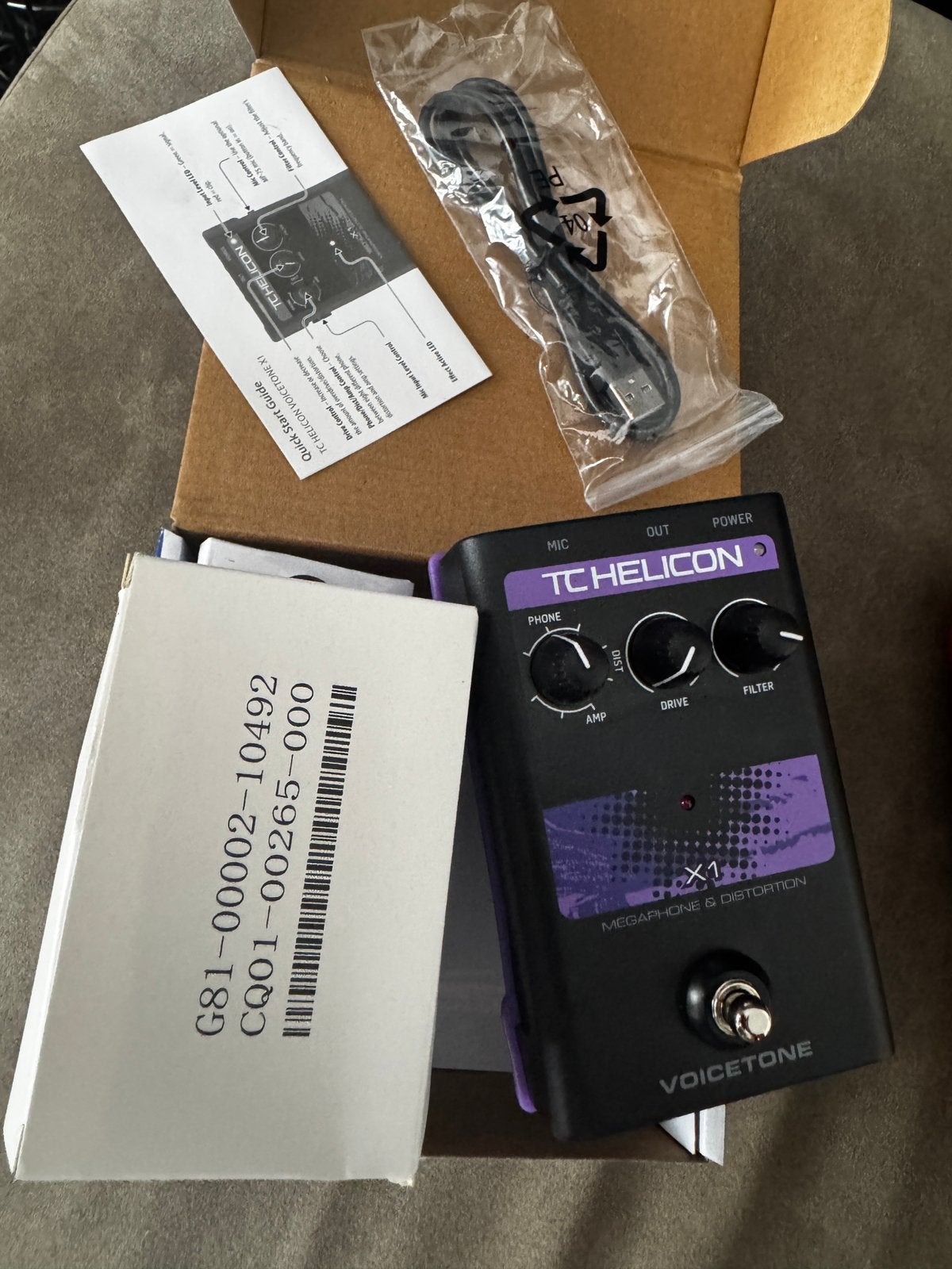 TC Helicon Voicetone X1 (Nieuw), Ophalen, Nieuw