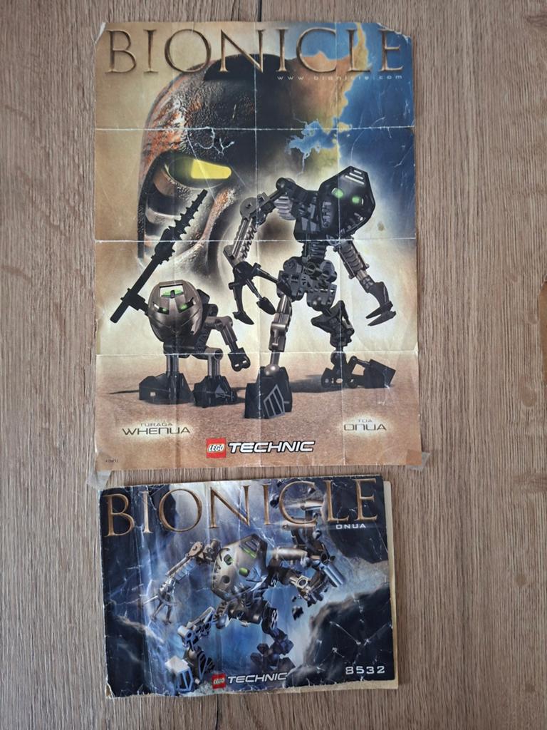 Lego Bionicle Onua en Turaga Whenua met instructies, Ophalen, Compleet, Gebruikt, Bionicle