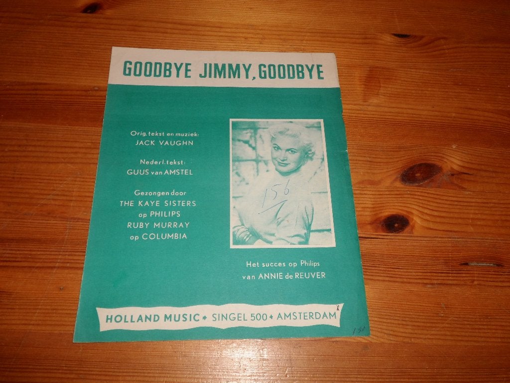 Goodbye jimmy goodbye - vaughn / van amstel, Gebruikt, Gitaar, Ophalen of Verzenden, Artiest of Componist