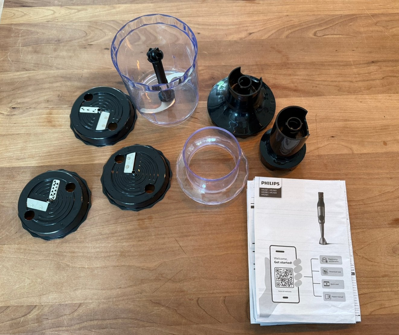 Accesoires Philips 5000-serie HR2681 t/m HR2685 staafmixer, Witgoed en Apparatuur, Ophalen, Zo goed als nieuw, 3 snelheden of meer